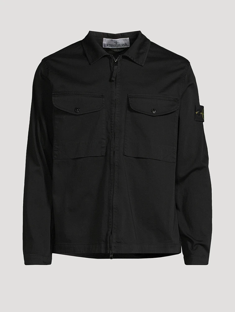 Stretch Cotton Overshirt