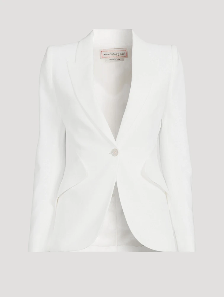 Leaf Crêpe Blazer