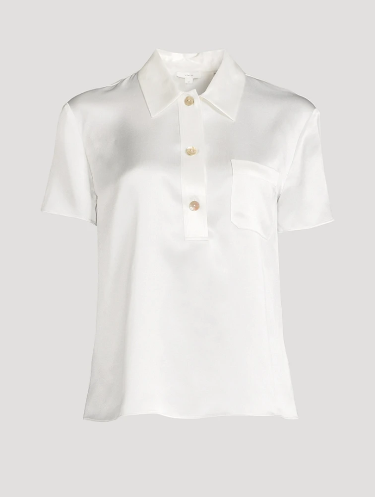 Silk Polo Shirt