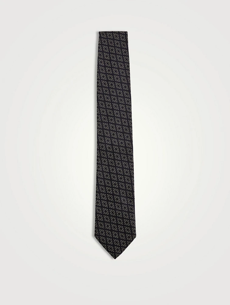 Patterned Silk Tie