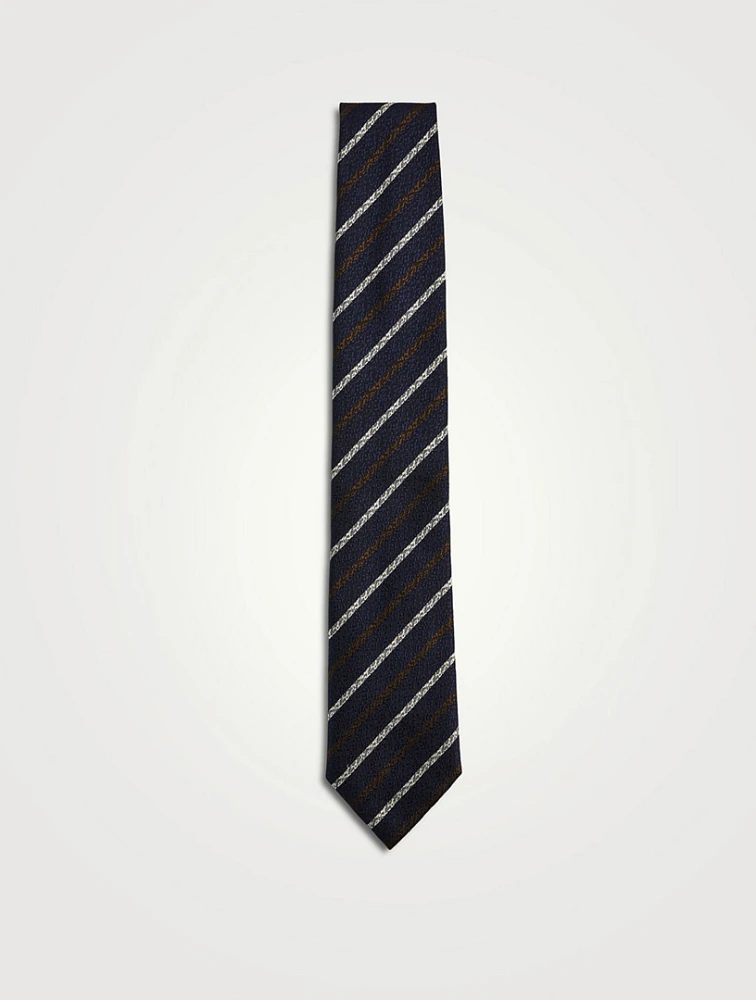 Striped Silk Tie