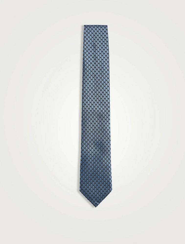 Geometric Silk Tie