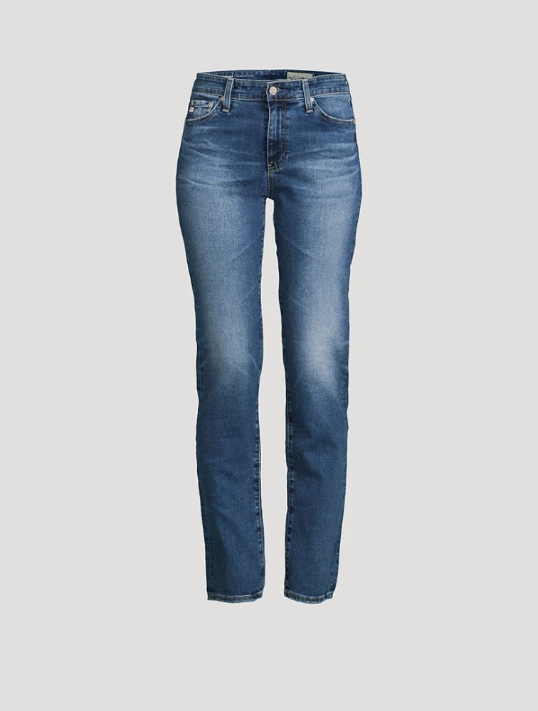 Mari Extended Slim Straight Jeans