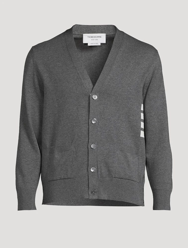 4-Bar Relaxed-Fit Cardigan