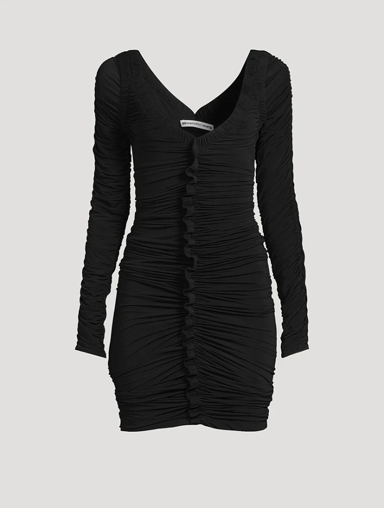 Ruched Mini Dress