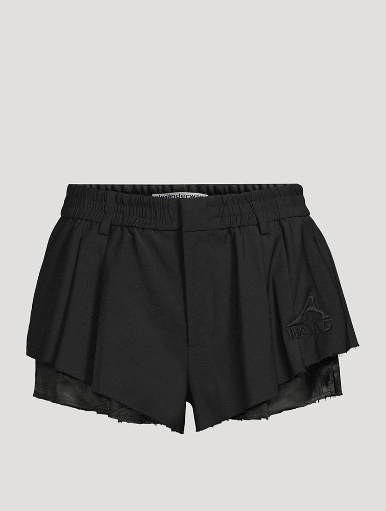 Tropical Wool Shorts