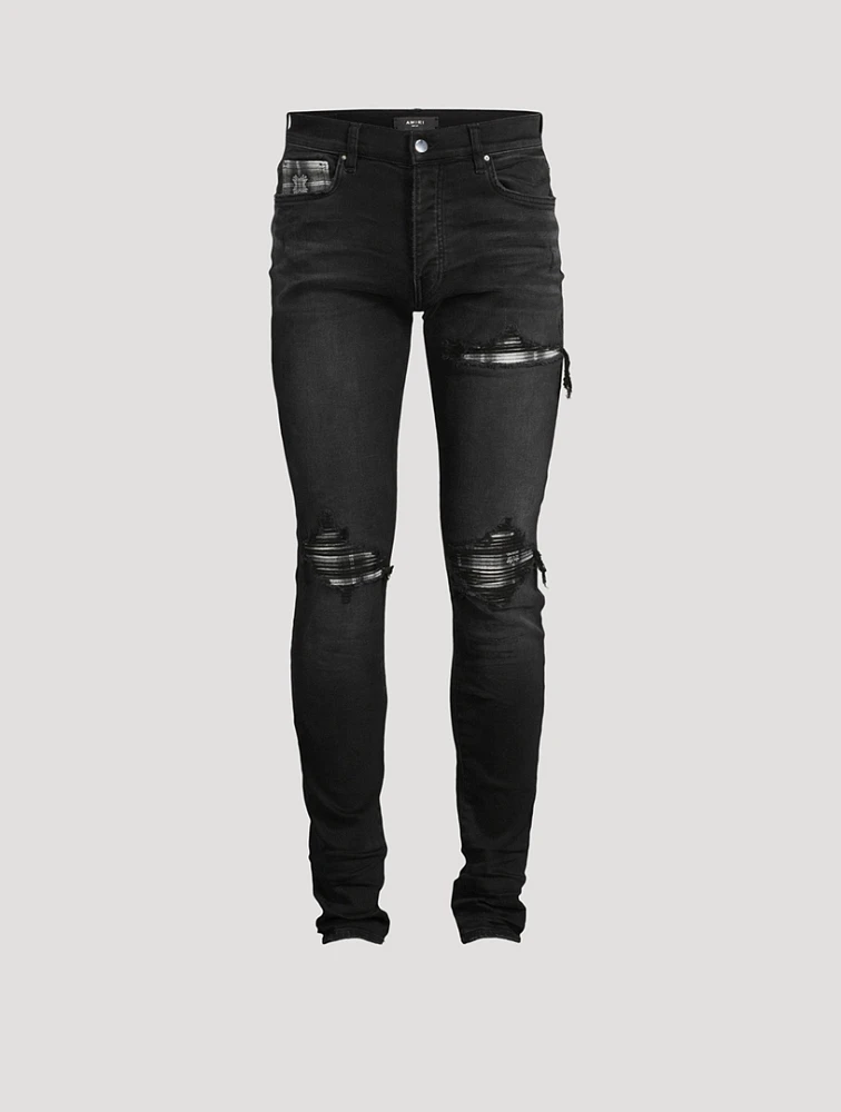 MA Quad Plaid MX1 Slim-Fit Jeans