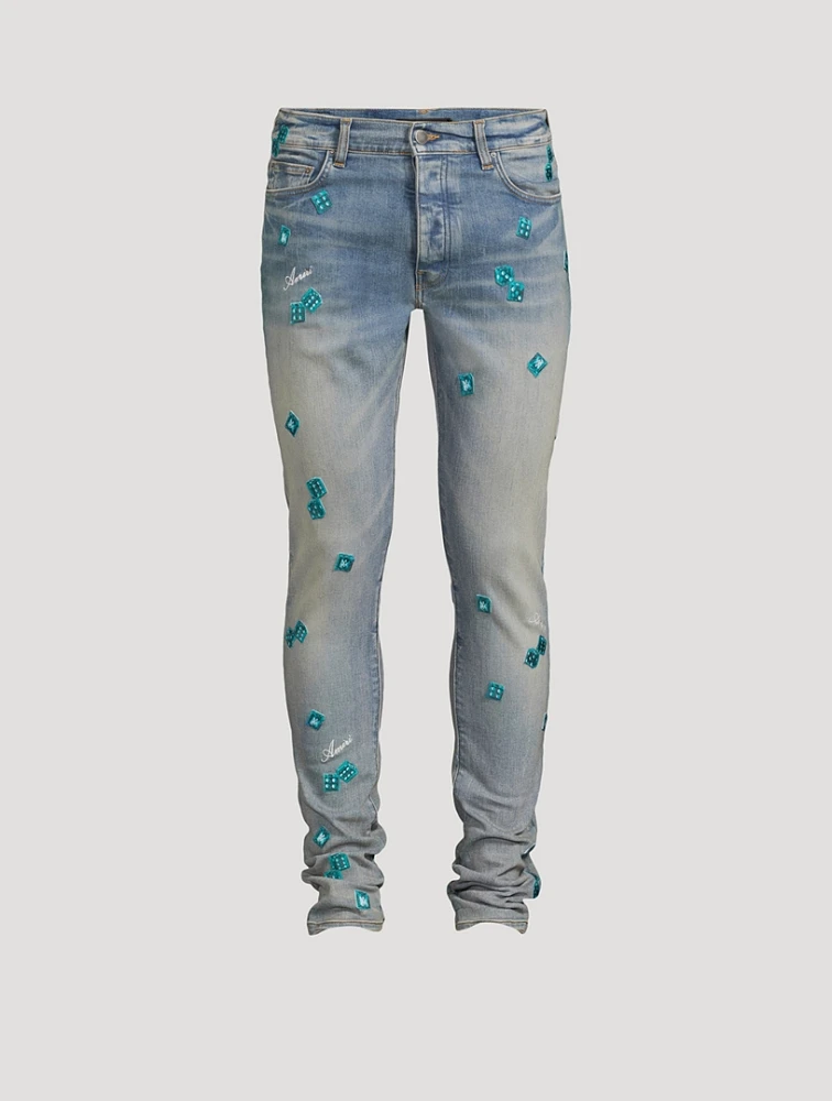 AMIRI Dice Skinny Jeans