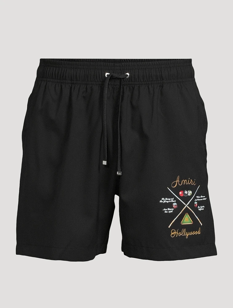 AMIRI Pool Cue Swim Shorts