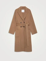 Dylan Wool And Cashmere Belted Coat