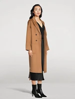 Dylan Wool And Cashmere Belted Coat