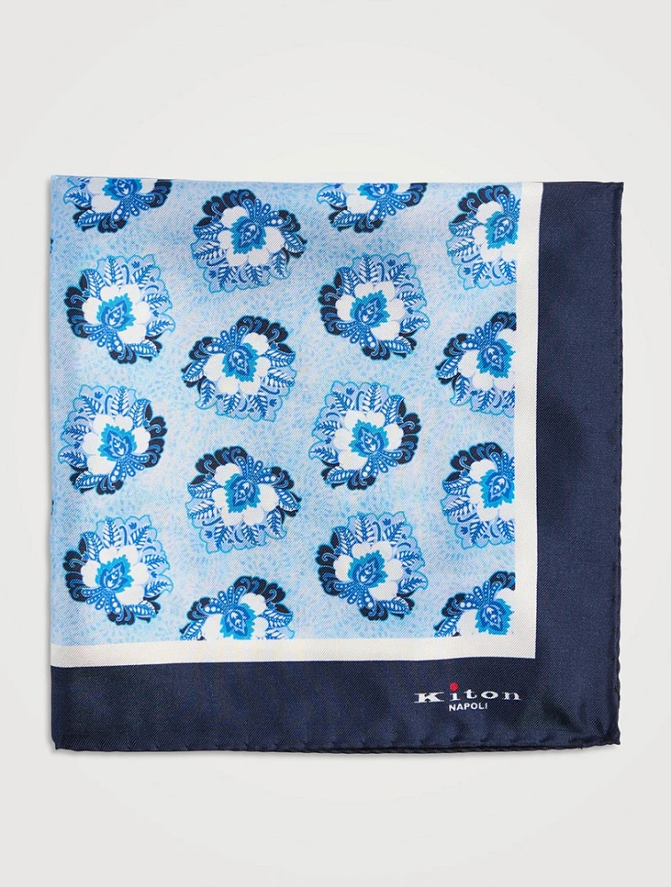 Printed Silk Pocket Square