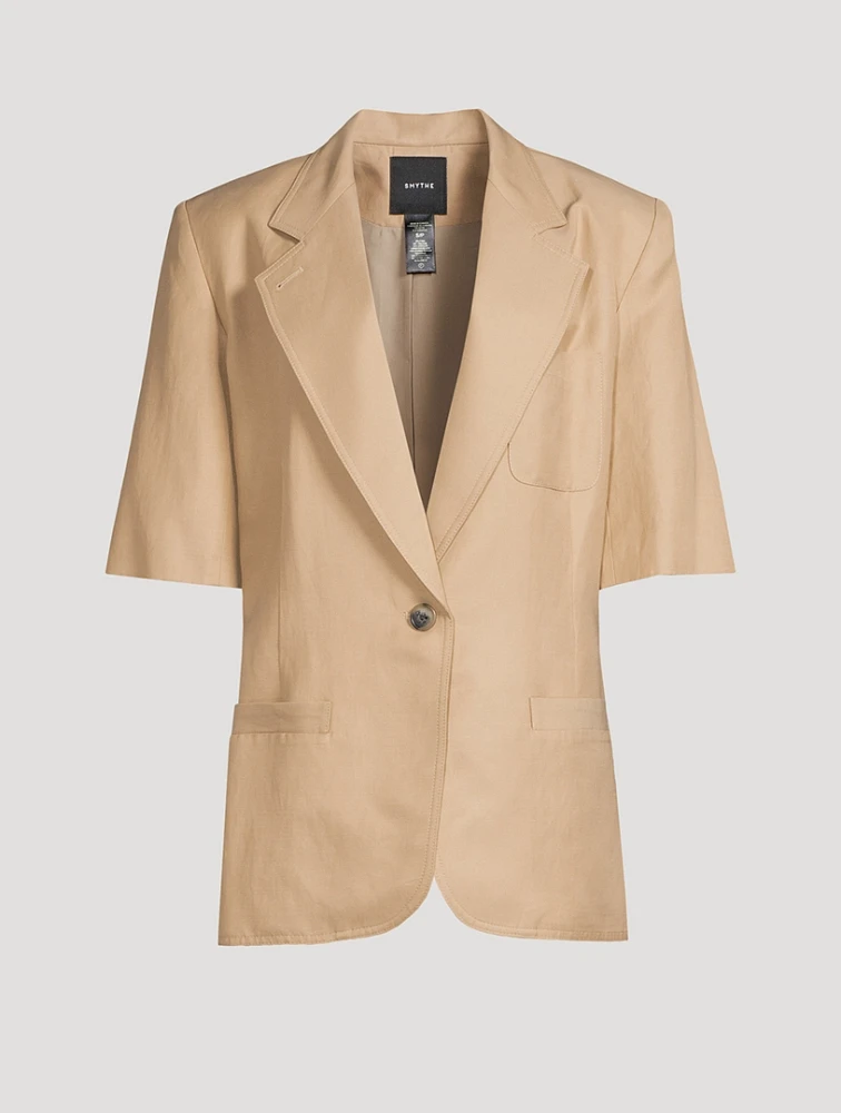 Short-Sleeve Blazer