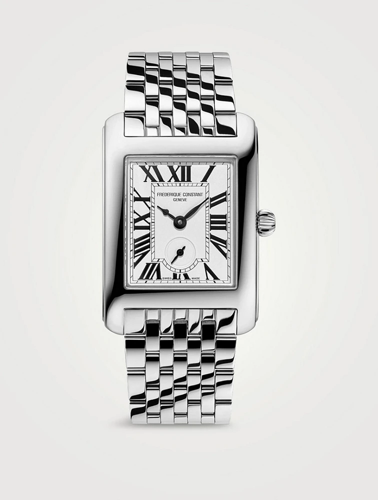 Classics Carrée Quartz Stainless Steel Bracelet Watch