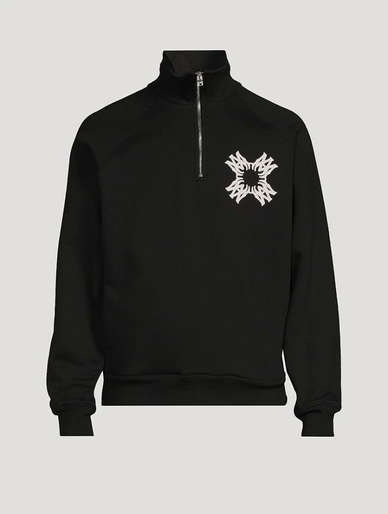 MA Quad Half-Zip Sweater