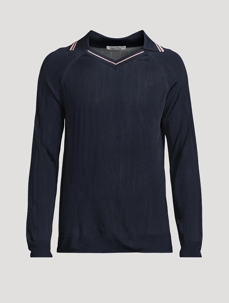 Roots Long-Sleeve Polo