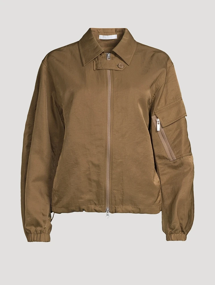 Creased MA1 Bomber Jacket