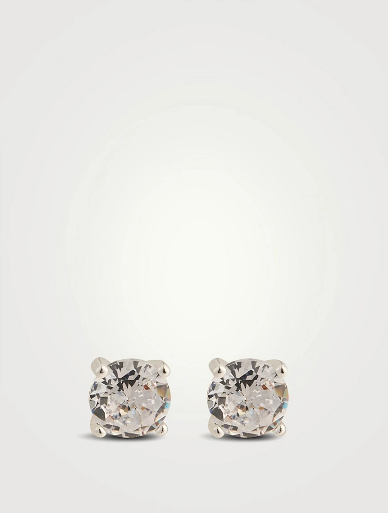 Solitaire Stud Earrings