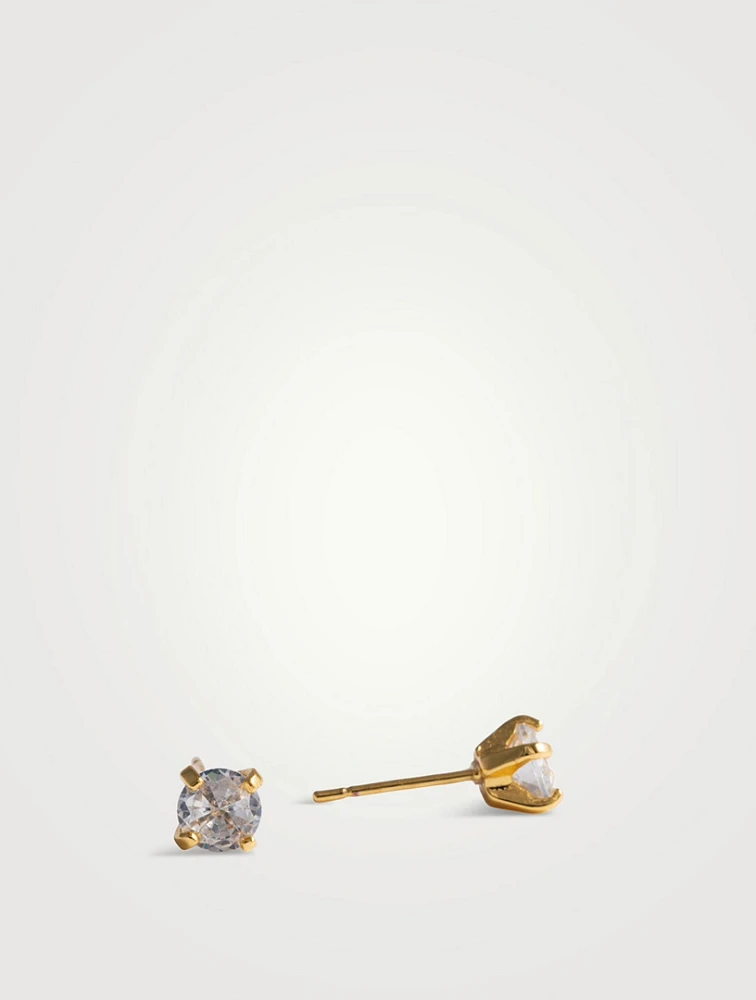 Solitaire Studs With Tassel Ear Jackets