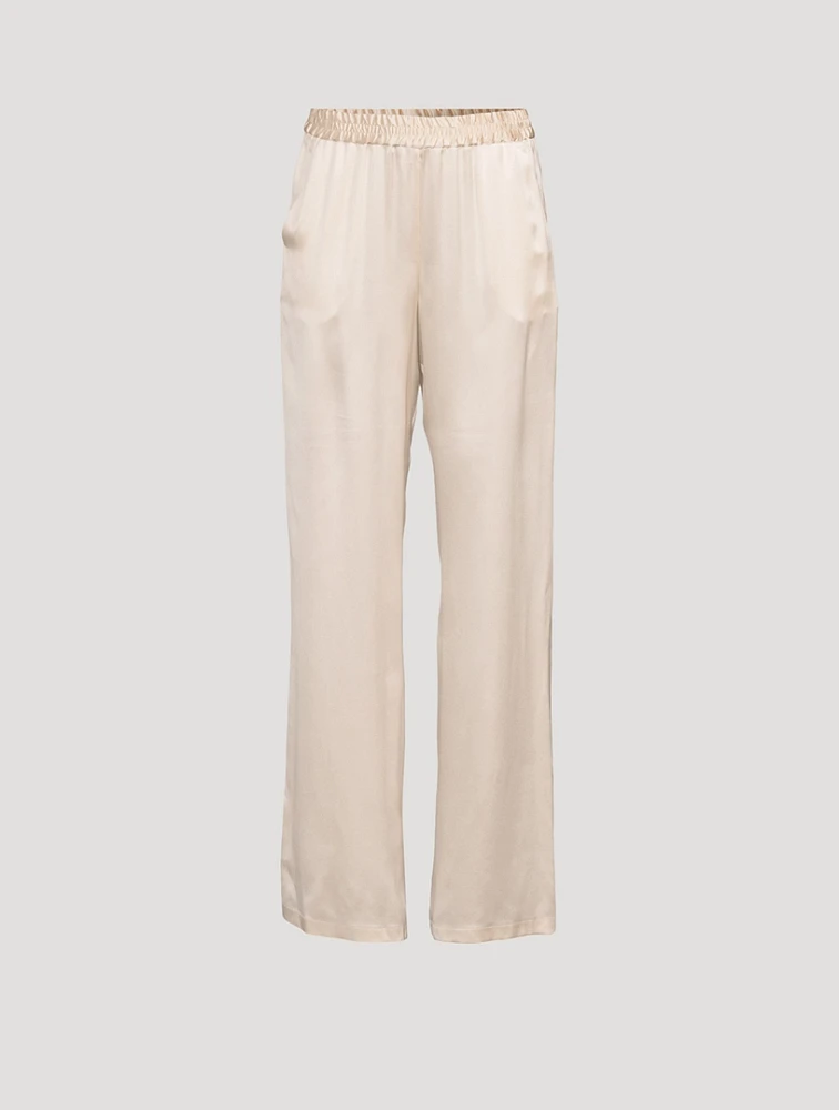 Silk Palazzo Pants