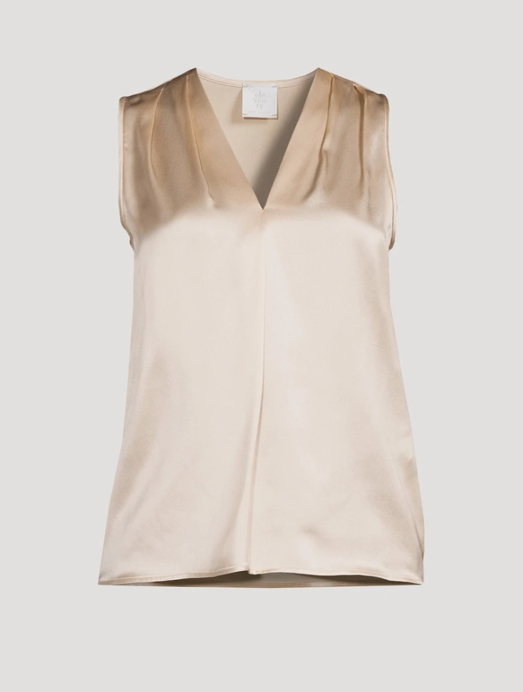 Silk Sleeveless Blouse