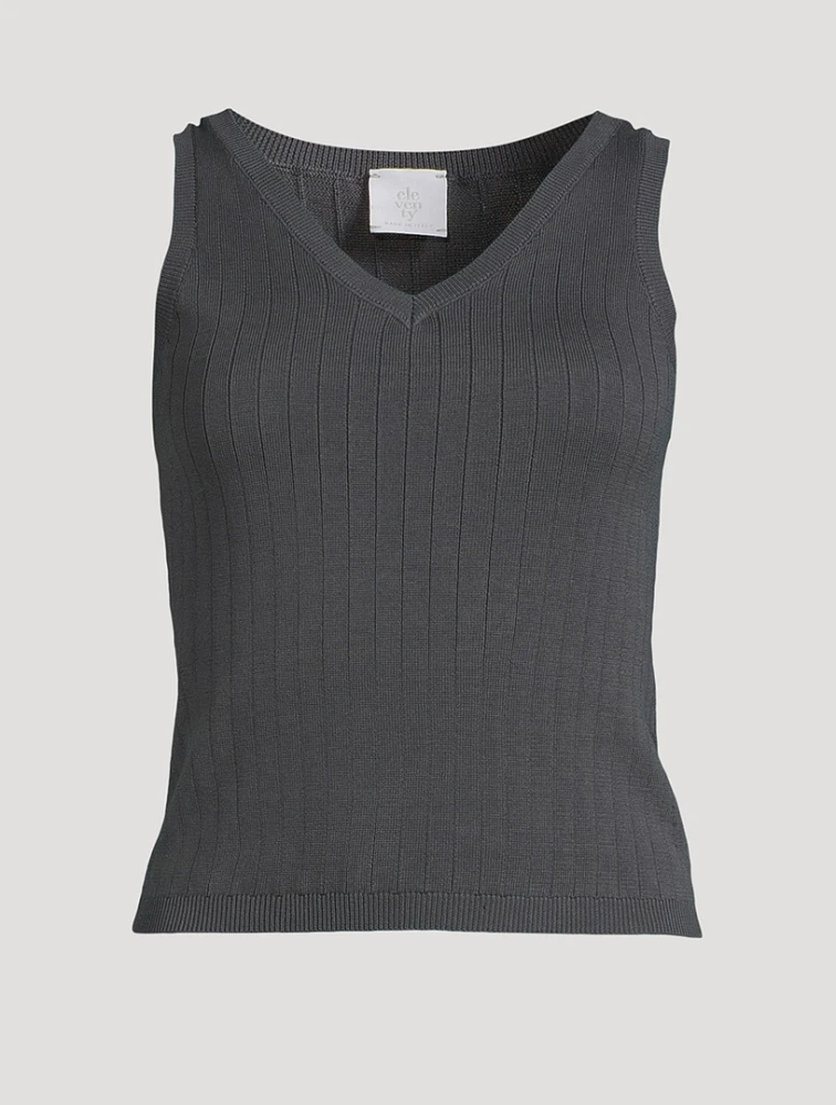 Rib-Knit Tank Top