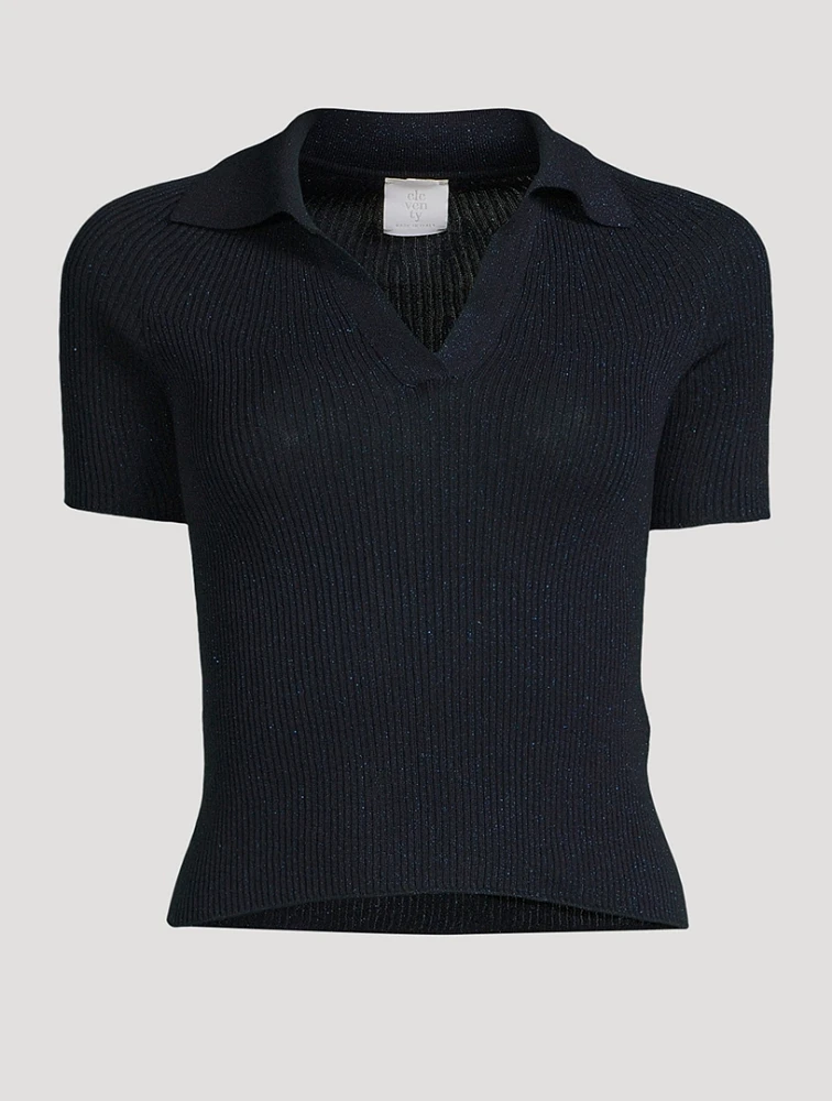 Knit Polo Shirt