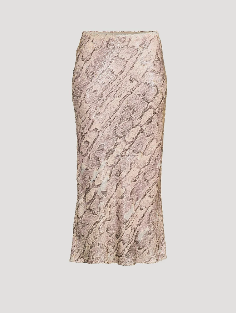 Separ Sequin Midi Skirt
