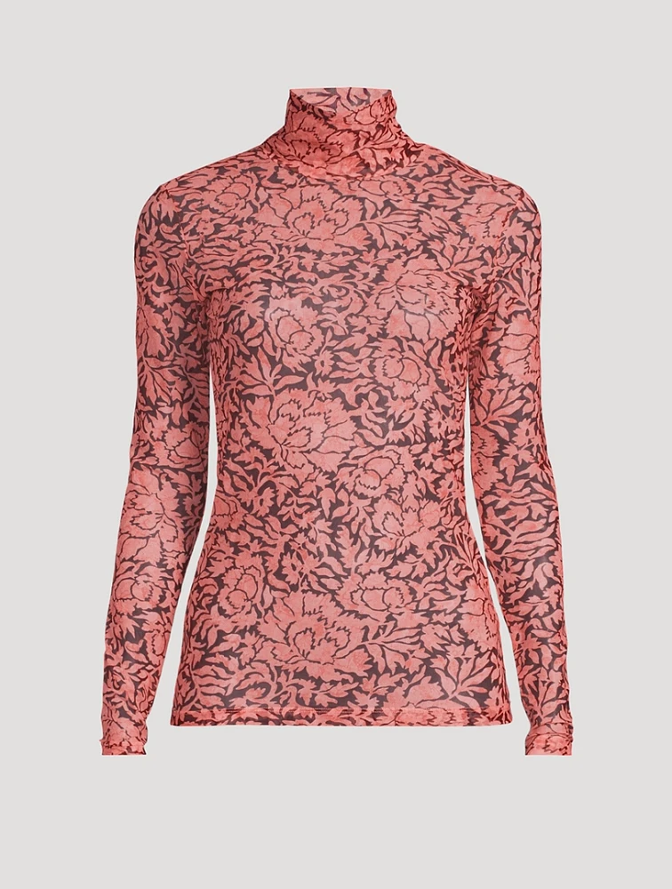 Hoyser Turtleneck Floral Print