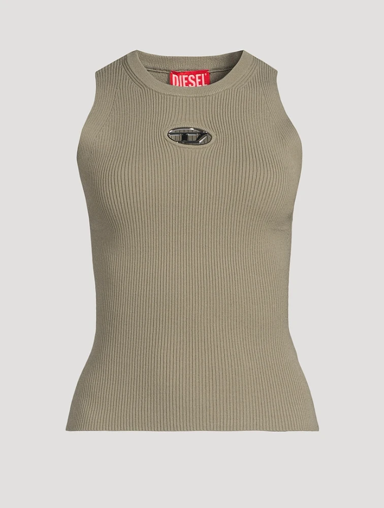 Caddix Cut-Out Knit Tank Top