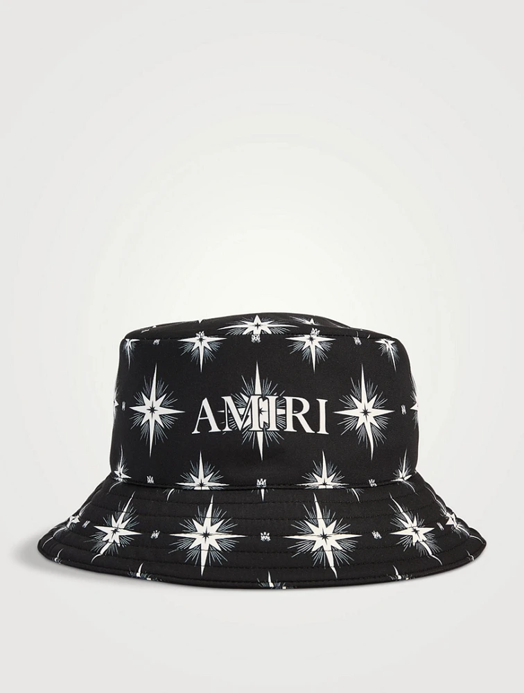Amiri Starburst Silk Bucket Hat