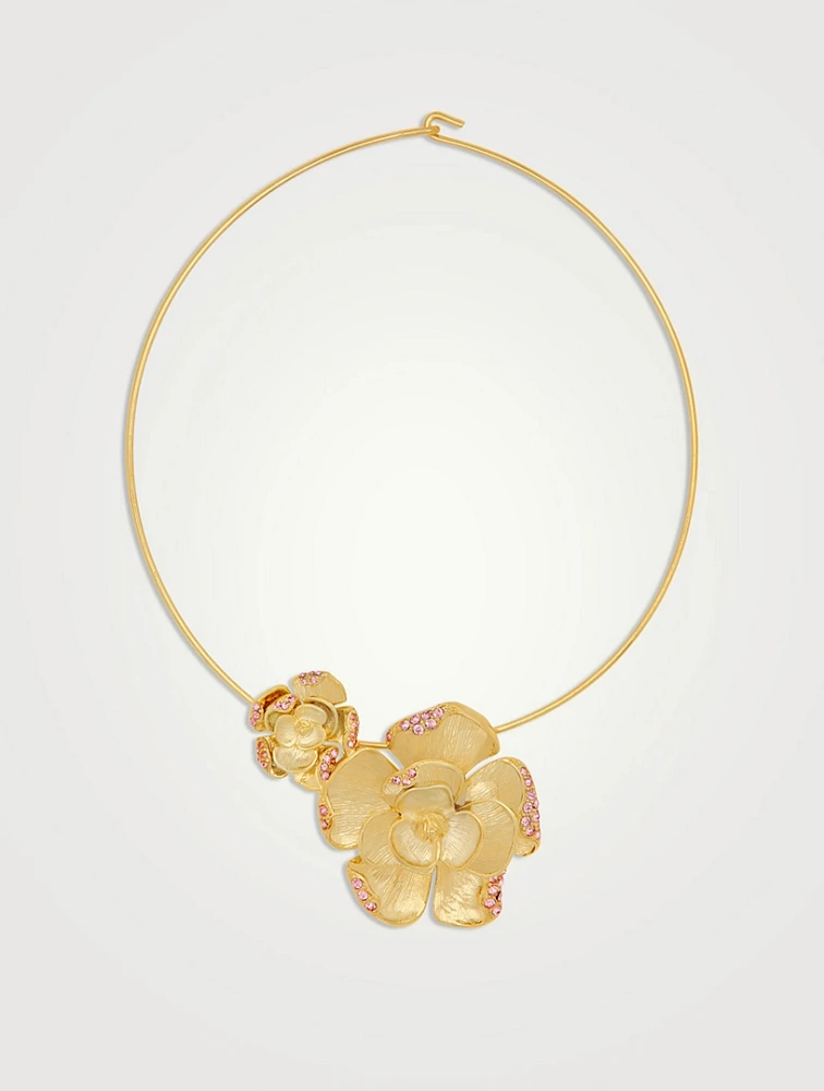 Double Rose Necklace