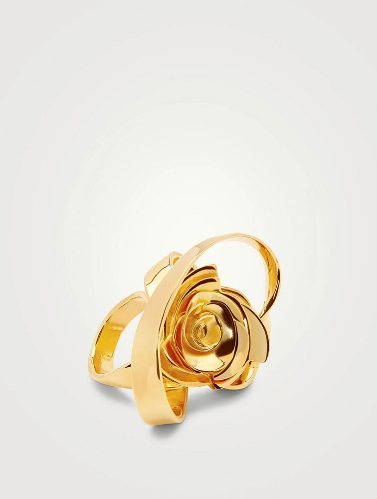 Geometric Rose Ring