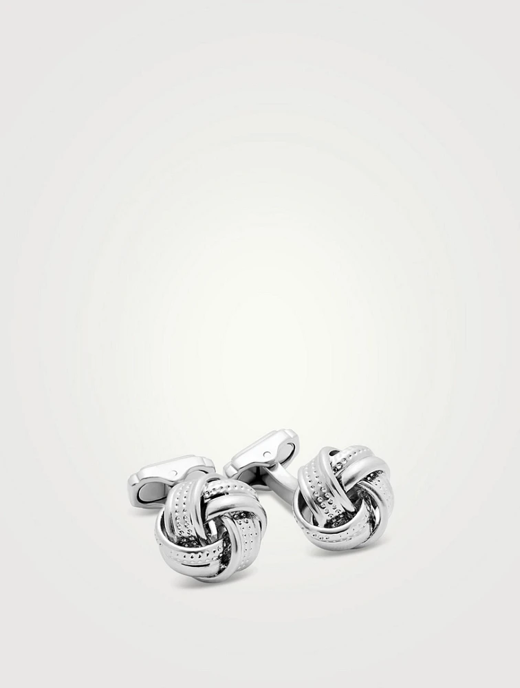 Satin Dot Knot Cufflinks