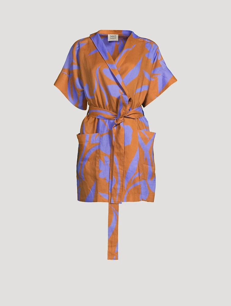 Brea Mini Dress Ascent Print