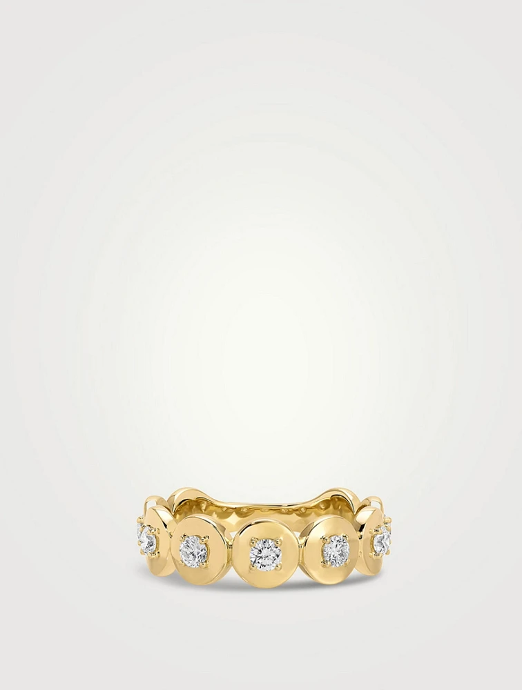 14K Gold Frame Diamond Ring