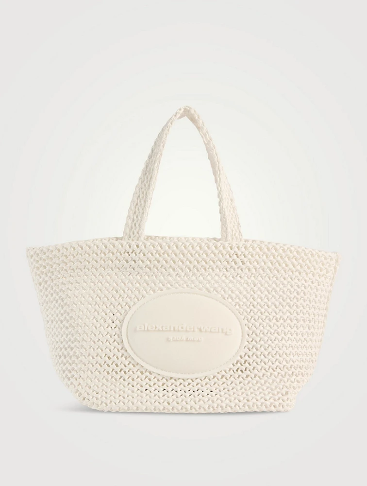 Small Punch Woven Tote Bag