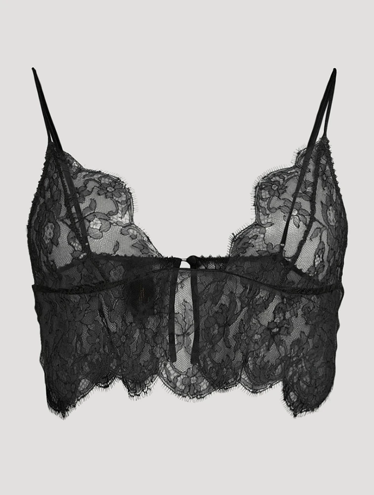All Over Lace Longline Soft Bra