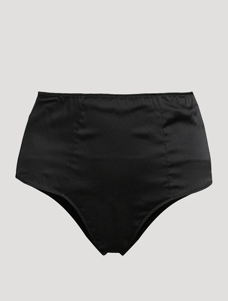 Tous Les Jours Stretch Silk High Waist Panty