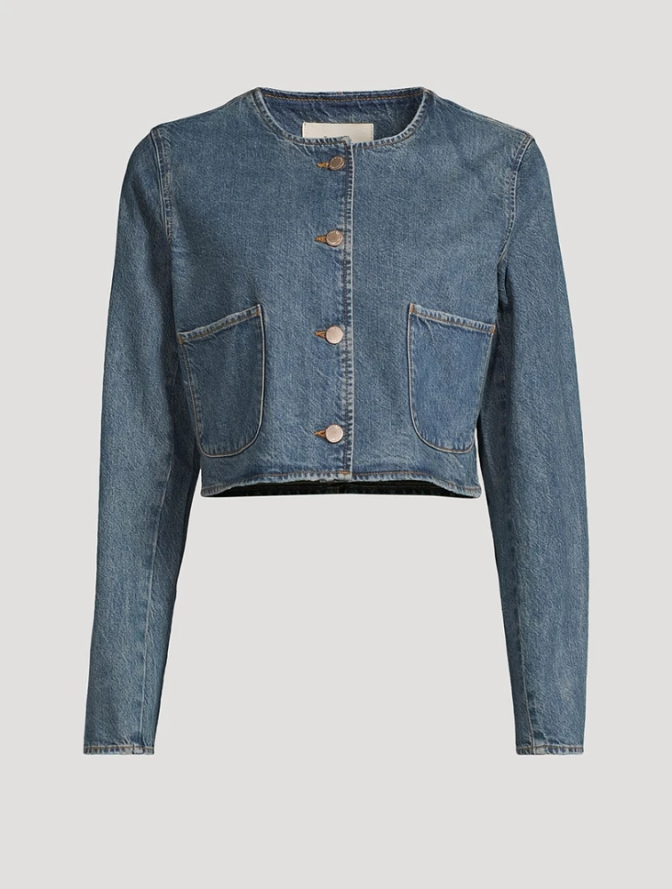 Celeste Cropped Denim Jacket