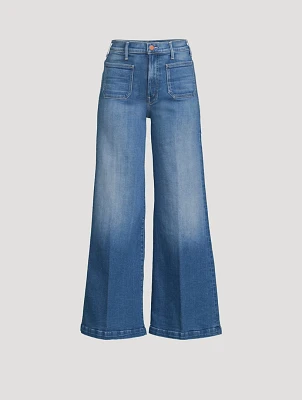 The Hustler Roller Heel Wide-Leg Jeans