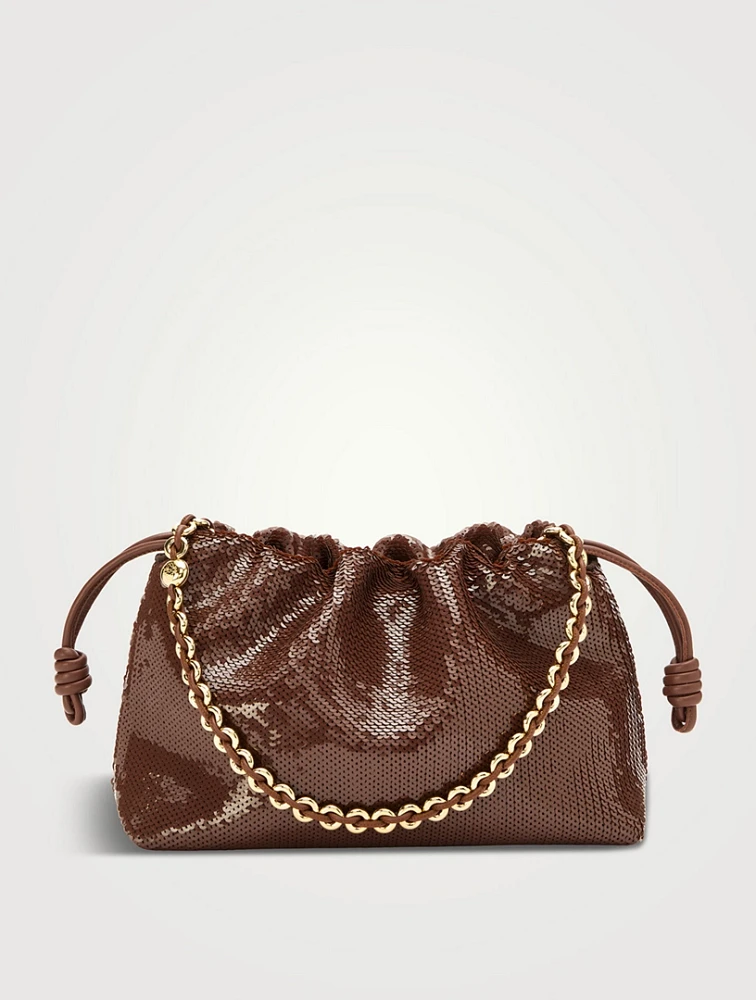 Medium Flamenco Sequin Purse With Donut Chain
