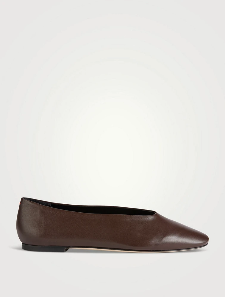 Kirsten Leather Ballet Flats