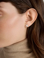 18K Gold Stud Earrings