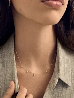 Ivy 18K Gold Station Necklace