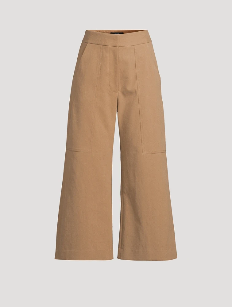 Utility Wide-Leg Trousers