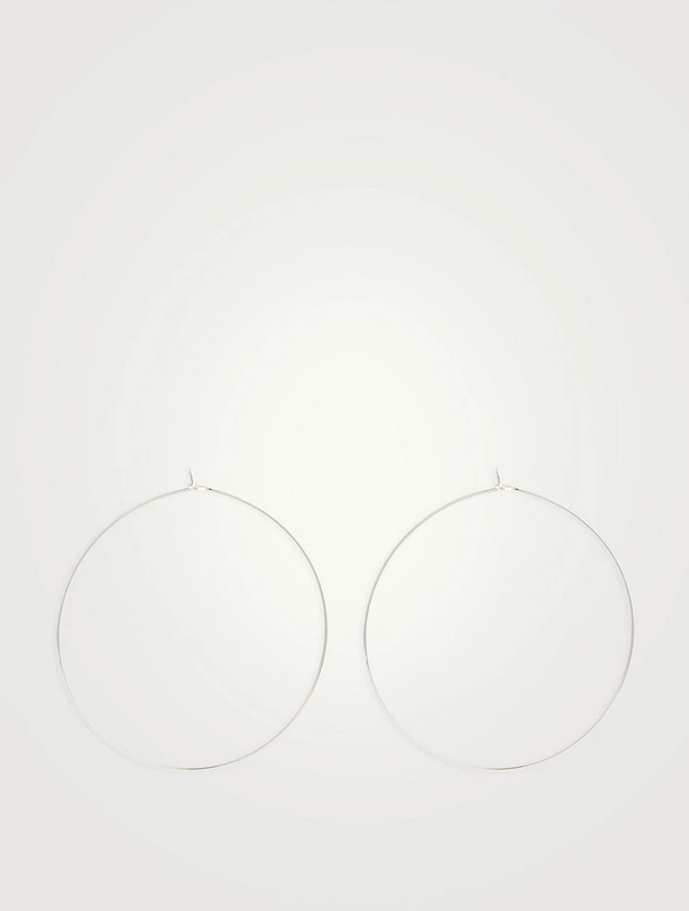 Capri Wire Hoop Earrings