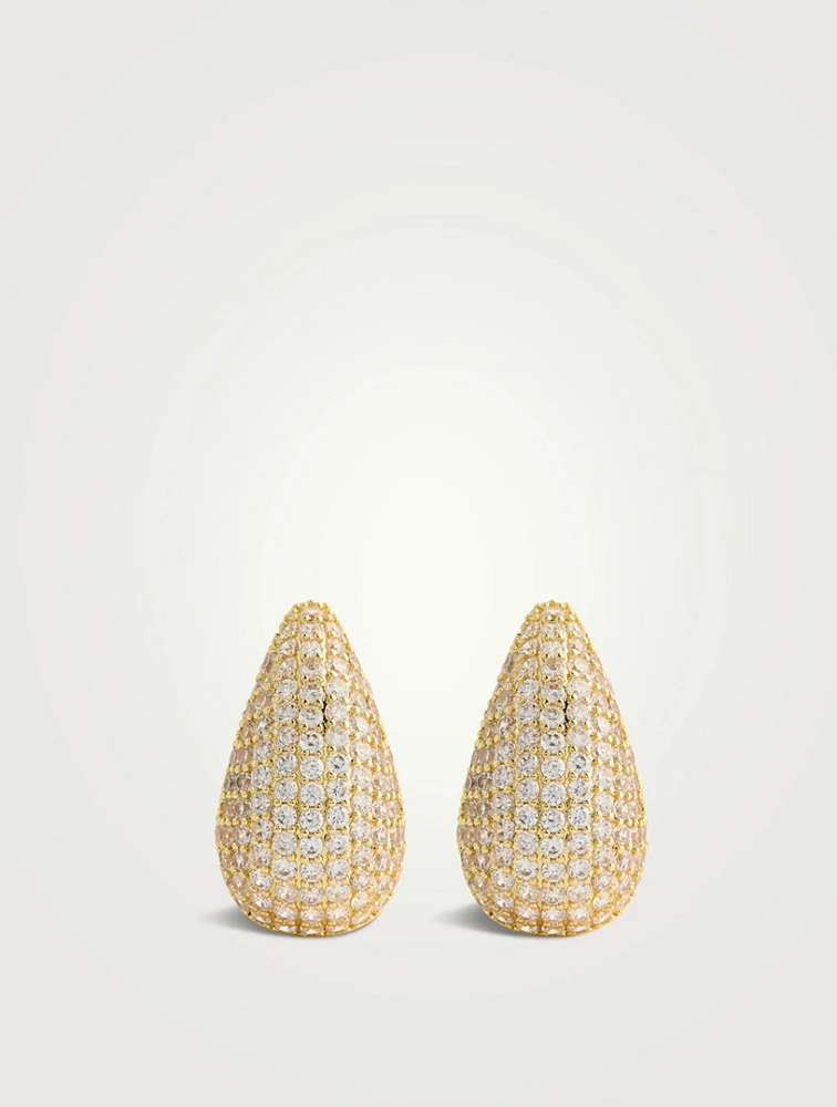 The Pavé Gia Earrings