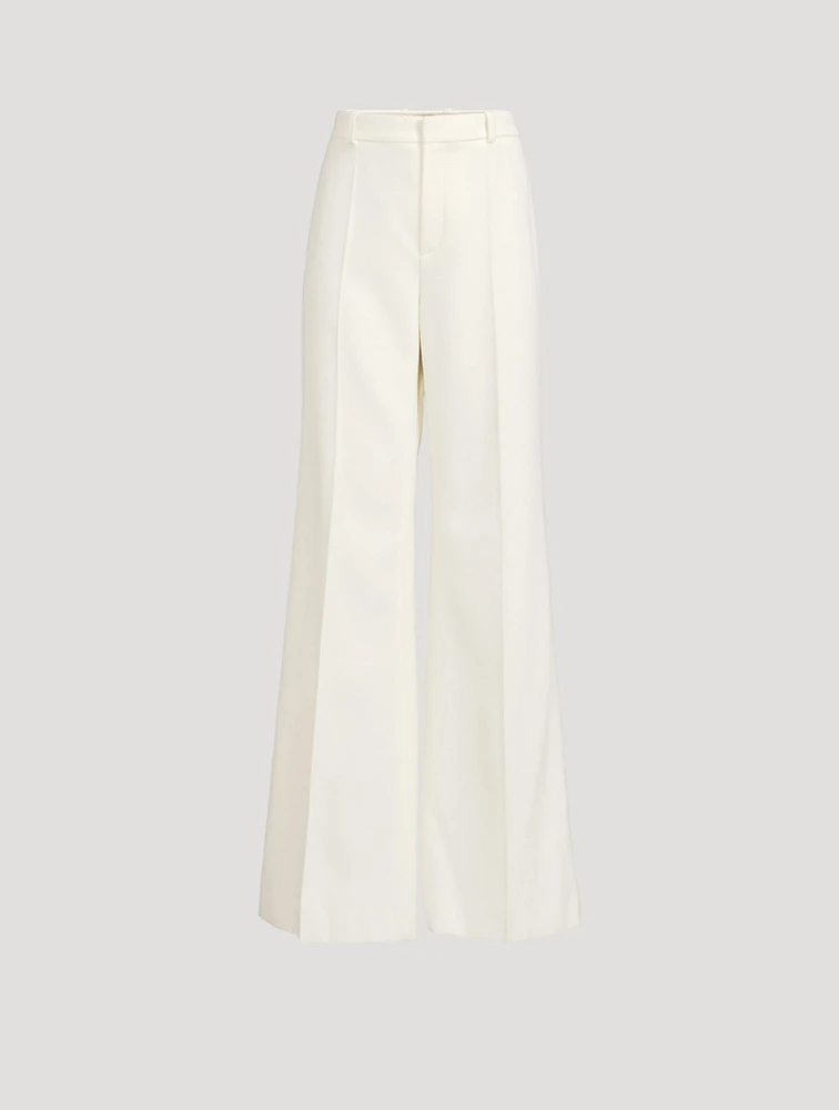 Grain de Poudre Wool Trousers