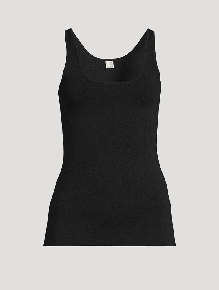 Compact Knit Tank Top